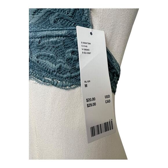 Urban Outfitters NWT Lace Bralette Bra Comfy Lingerie Peekaboo Coquette Medium - Picture 3 of 6